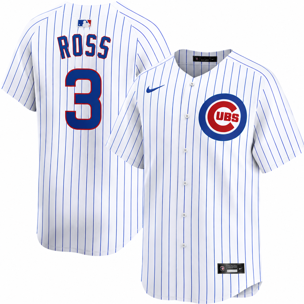 David Ross Chicago Cubs Nike Men Replica Home Jersey product image 1, provided for visual reference and product detail review
