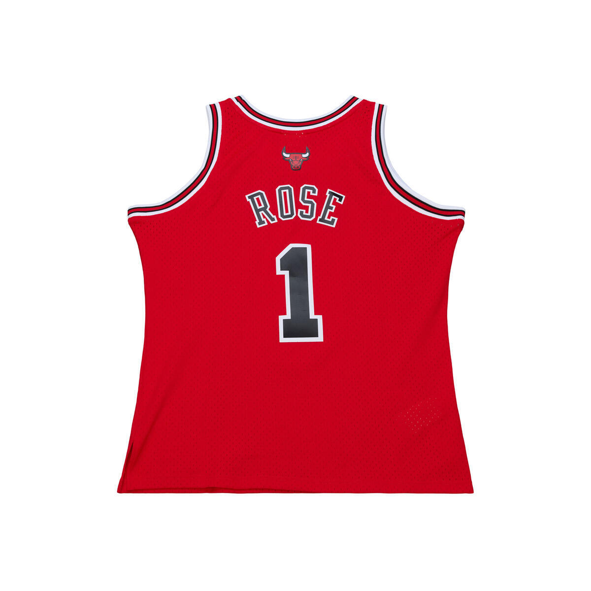 Derrick Rose Chicago Bulls Home Red Swingman Jersey product image 2, provided for visual reference and product detail review