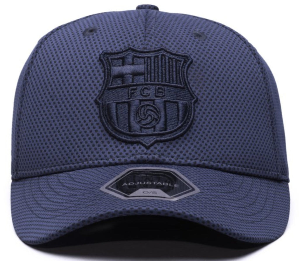 Fi Collections Barcelona Trophy Adjustable Hat-Navy/Black product image 1, provided for visual reference and product detail