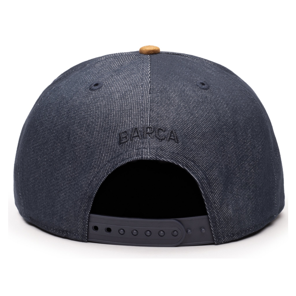 Fi Collections FC Barcelona Orion Snapback-Blue/Brown product image 4, provided for visual reference and product detail