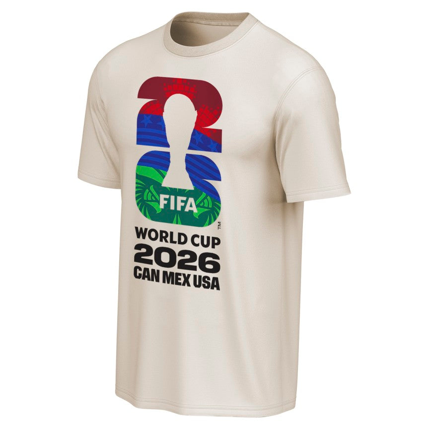 FIFA World Cup 2026 Adult Natural T-Shirt product image 1, provided for visual reference and product detail review