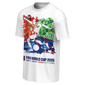 FIFA World Cup 2026 Official Poster Adult White T-Shirt product image 1, provided for visual reference and product detail