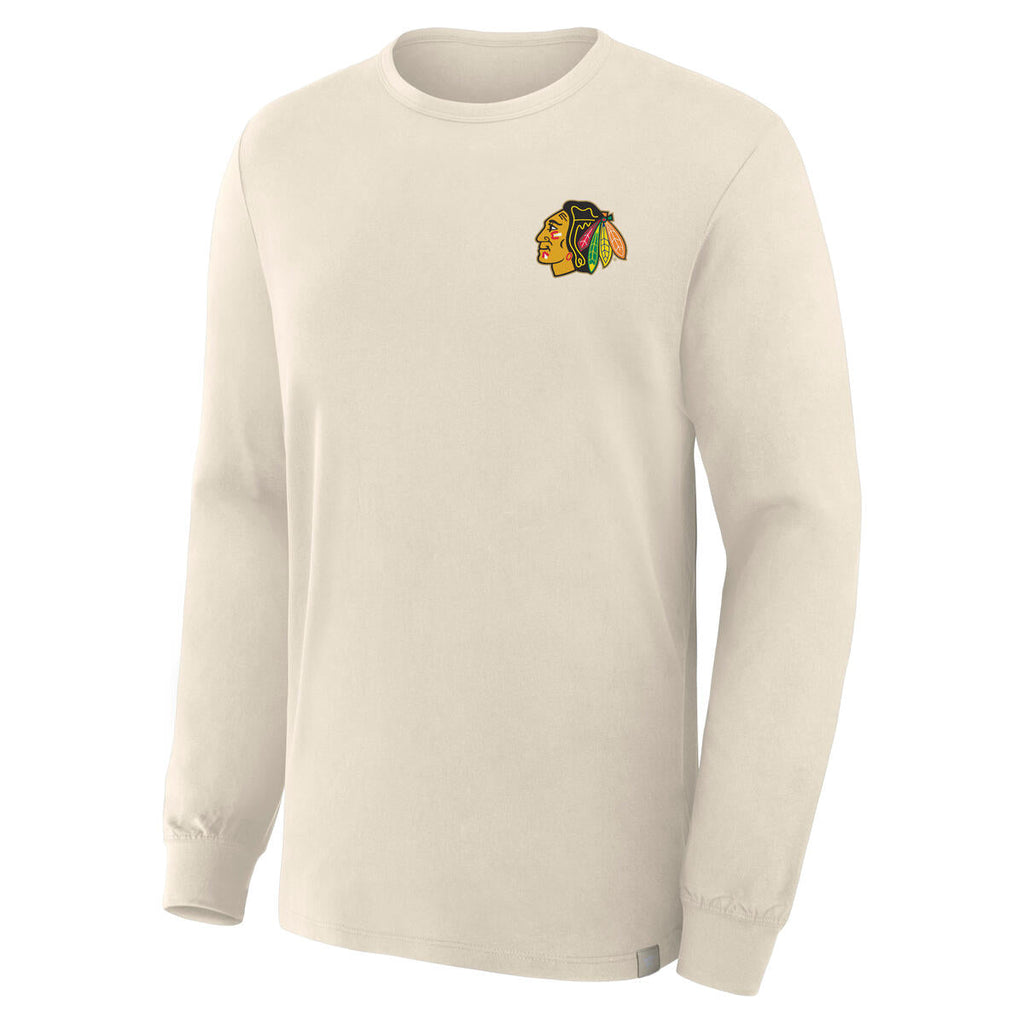 Chicago Blackhawks 100 Year Centennial Long Sleeve T-Shirt product image 3, provided for visual reference and product detail