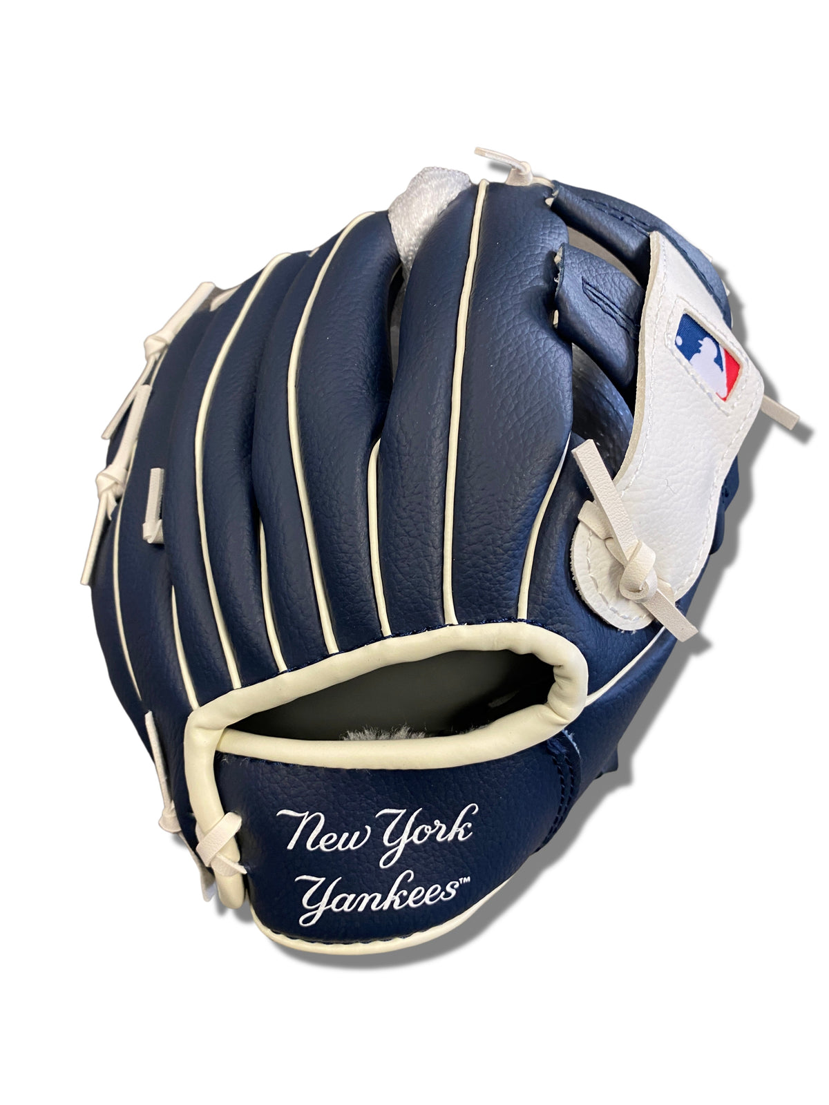 Franklin New York Yankees MLB Team Gloves And Ball Set-Navy Blue/White product image 2, provided for visual reference and