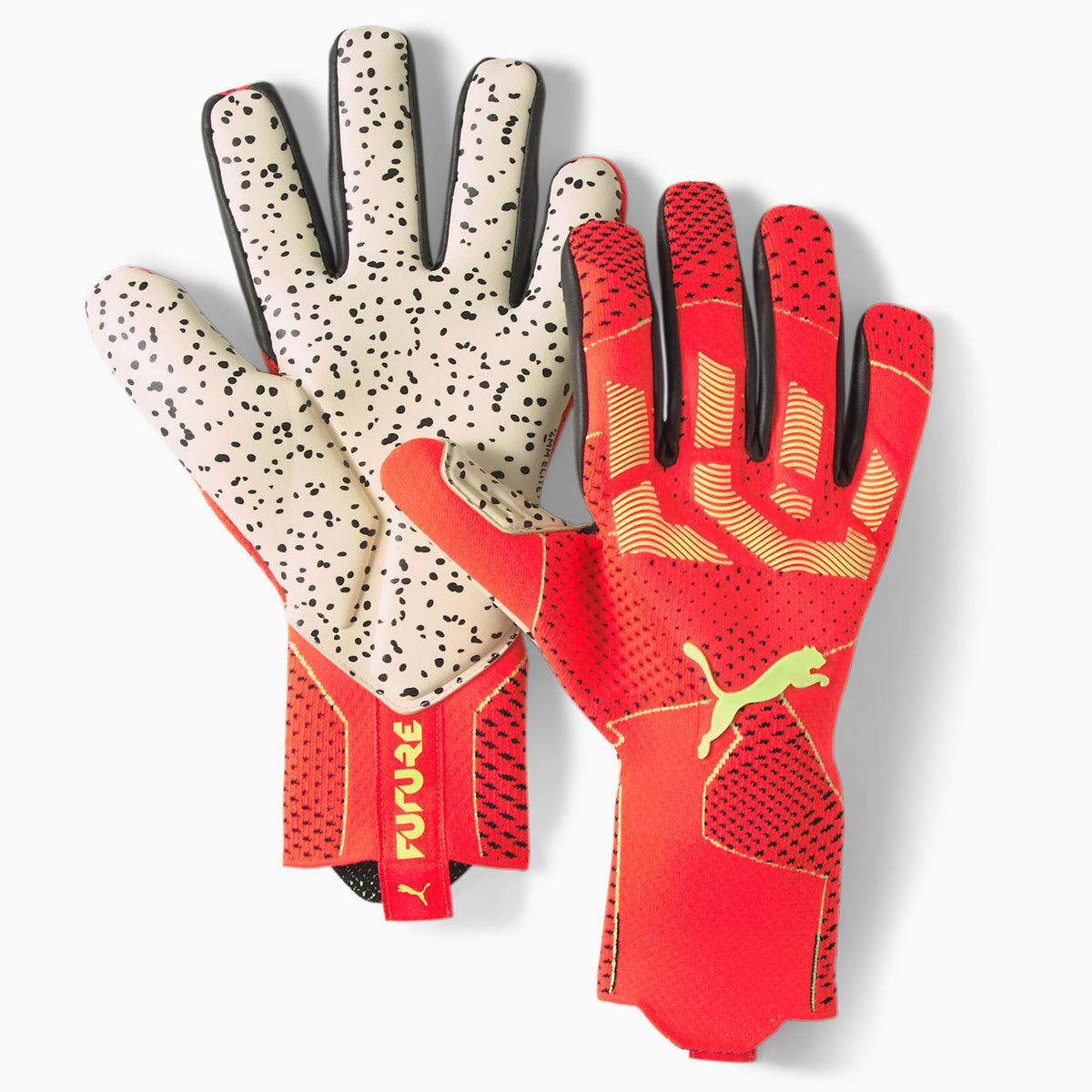 PUMA Future Grip 1 NC Goalkeeper Gloves - Fiery Coral-Fizzy Light product image 1, provided for visual reference and product