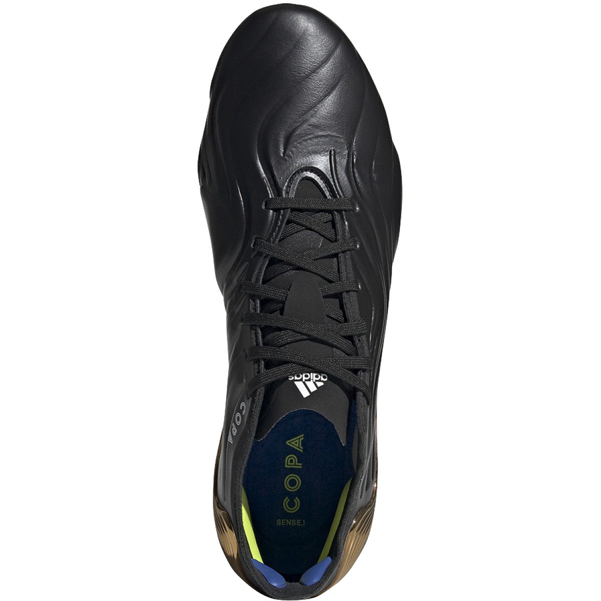 Adidas Copa Sense .1 Fg-Core Black/Gold product image 2, provided for visual reference and product detail review