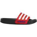 Adidas Jr Adilette Shower Slides-Black/Red/White product image 1, provided for visual reference and product detail review