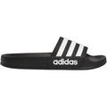 Adidas Jr Adilette Shower Slides-Black/White product image 1, provided for visual reference and product detail review