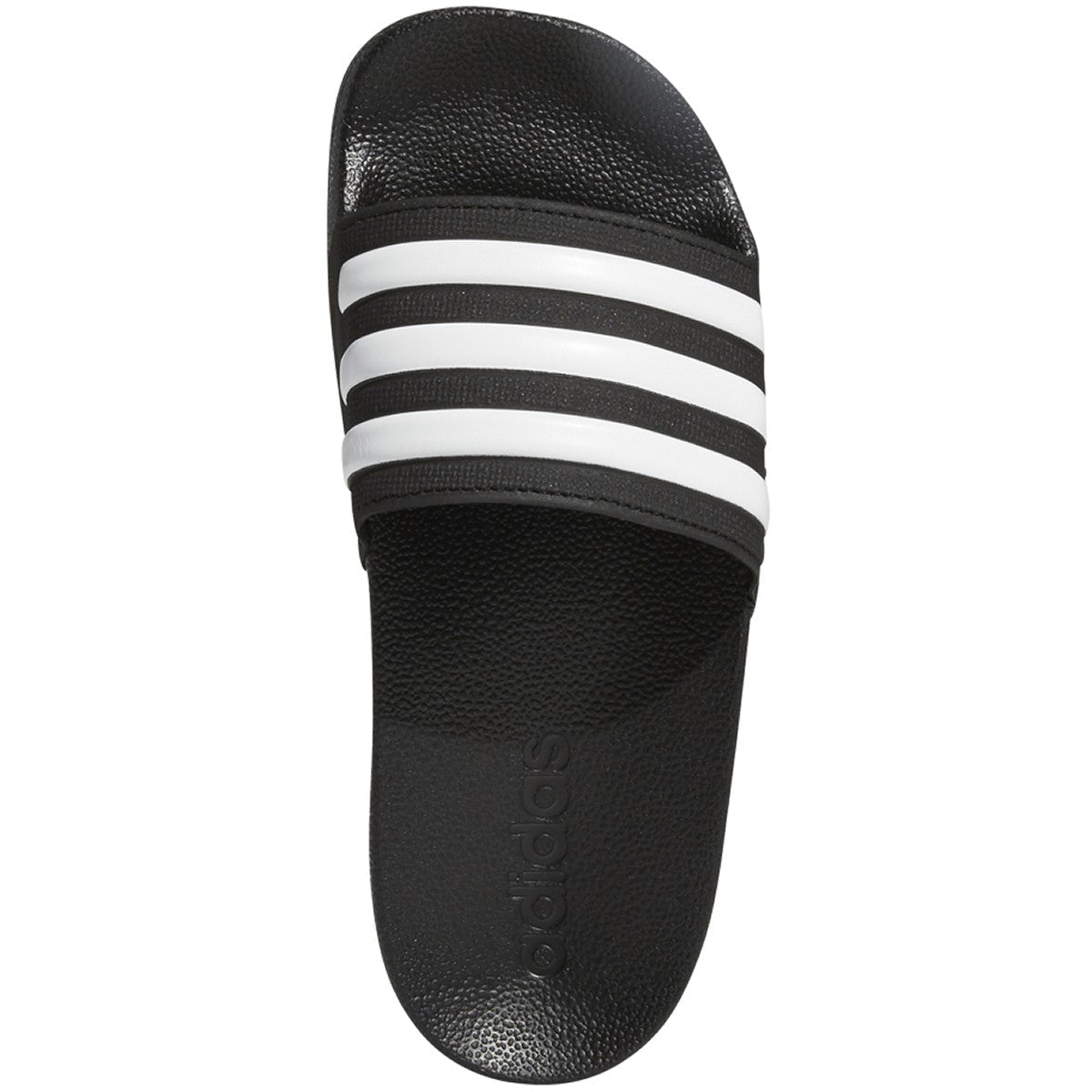 Adidas Jr Adilette Shower Slides-Black/White product image 2, provided for visual reference and product detail review