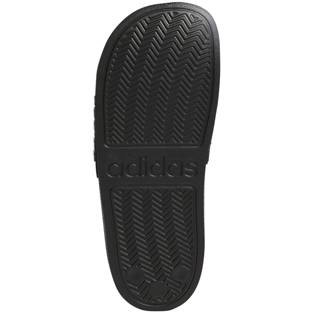 Adidas Jr Adilette Shower Slides-Black/White product image 3, provided for visual reference and product detail review