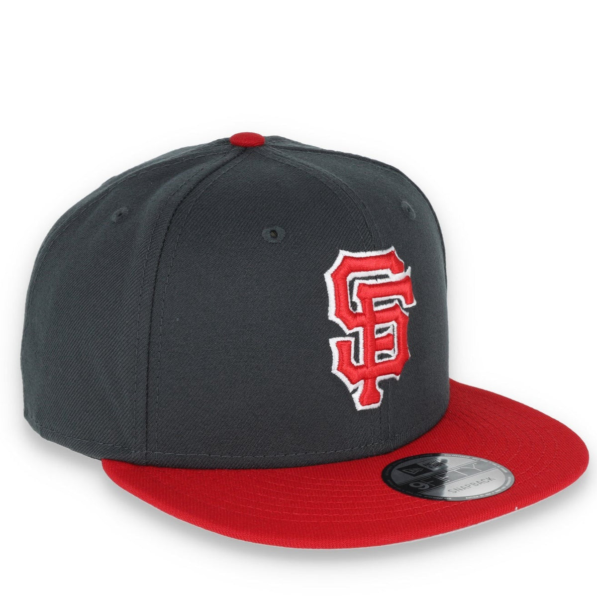New Era San Francisco Giants 2-Tone Color Pack 9FIFTY Snapback Hat-Grey/Scarlet product image 1, provided for visual