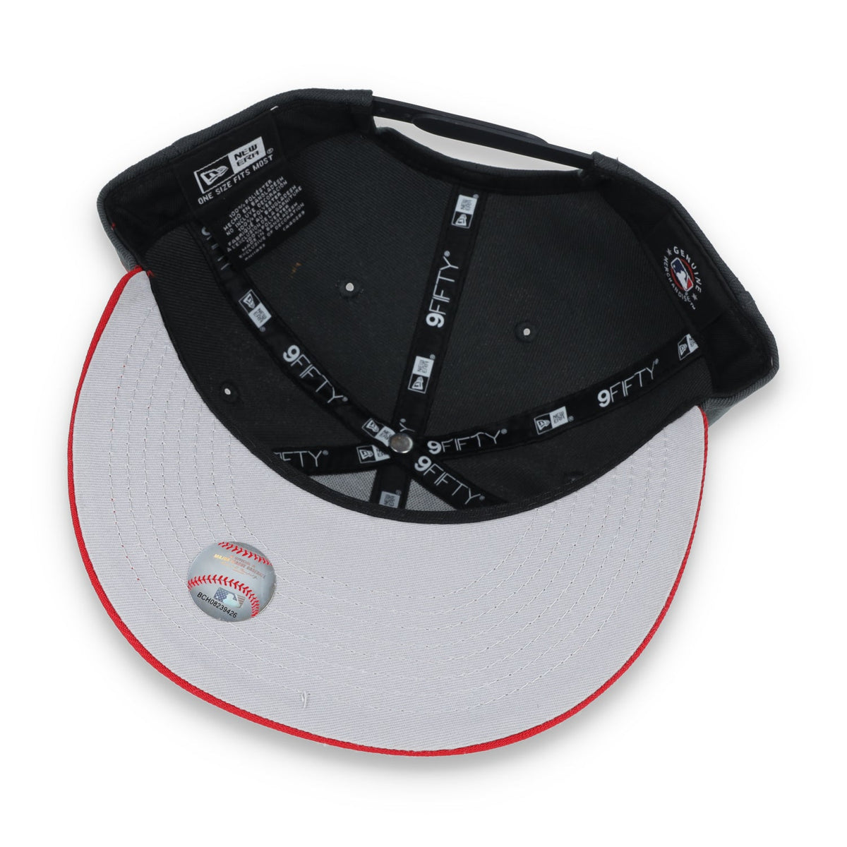 New Era San Francisco Giants 2-Tone Color Pack 9FIFTY Snapback Hat-Grey/Scarlet product image 7, provided for visual