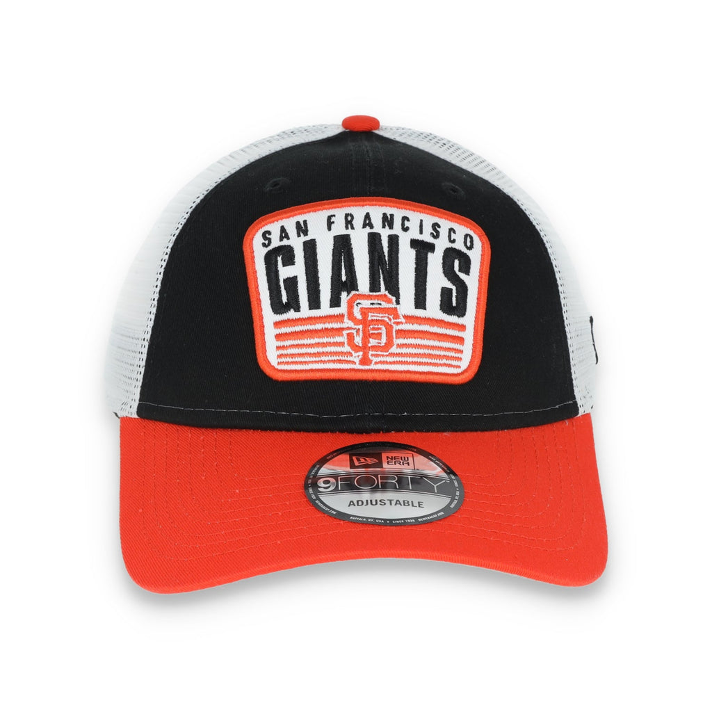 New Era San Francisco Giants Patch Trucker 9FORTY ADJUSTABLE product image 2, provided for visual reference and product