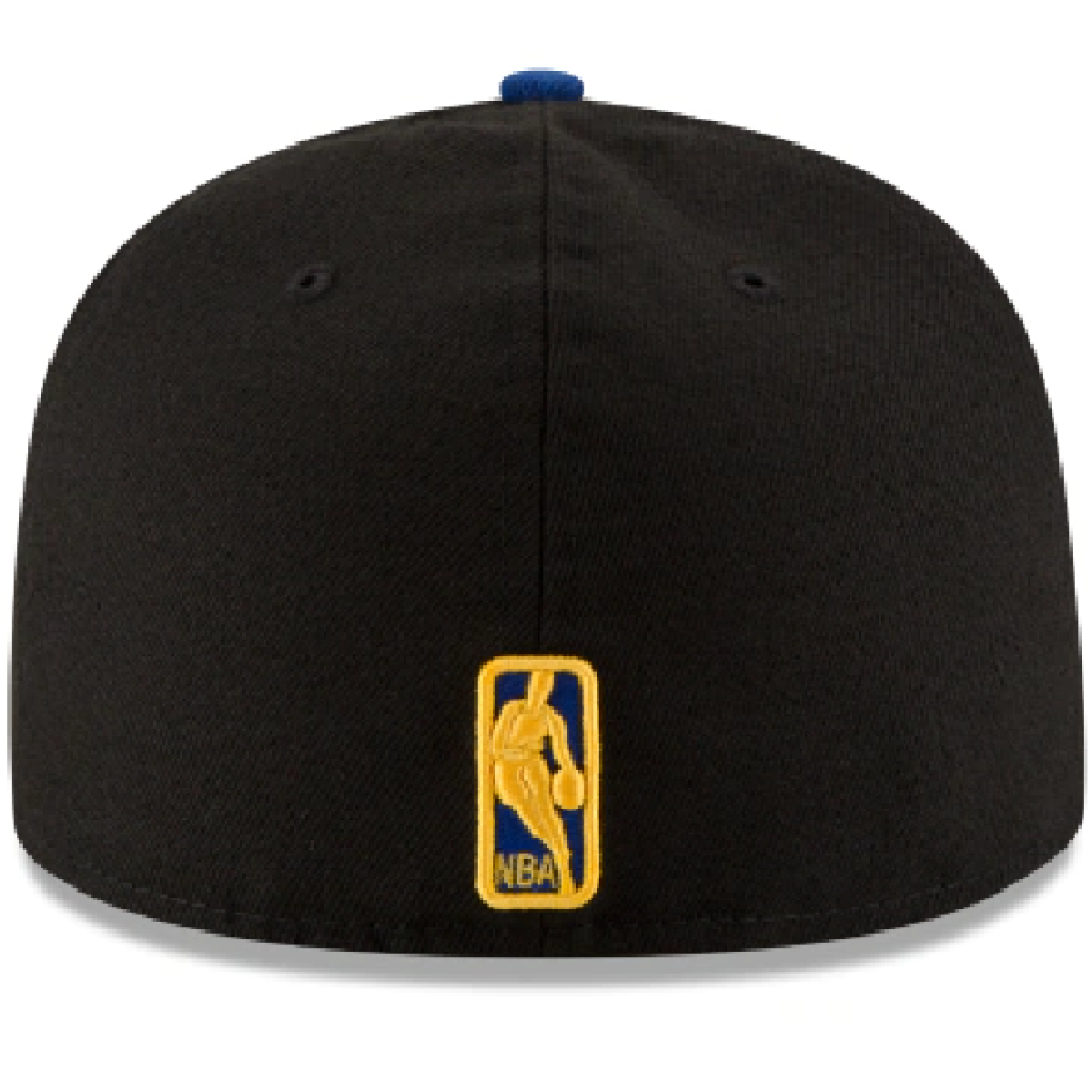 Golden State Warriors New Era 2Tone Otc Fitted Hat-Black/Blue product image 4, provided for visual reference and product