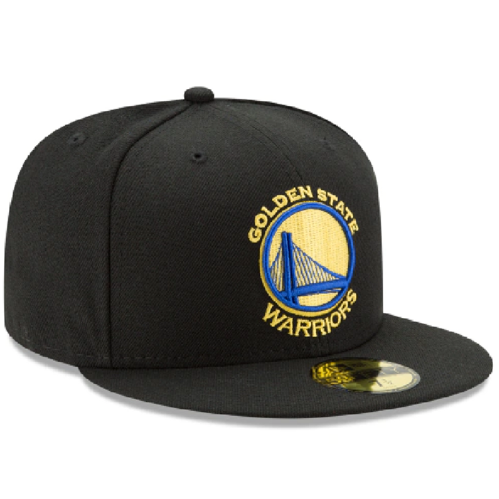 Golden State Warriors New Era Otc Fitted Hat-Black product image 3, provided for visual reference and product detail review