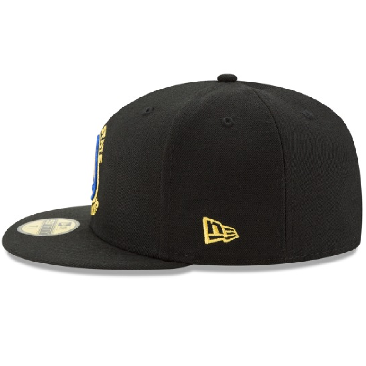 Golden State Warriors New Era Otc Fitted Hat-Black product image 5, provided for visual reference and product detail review