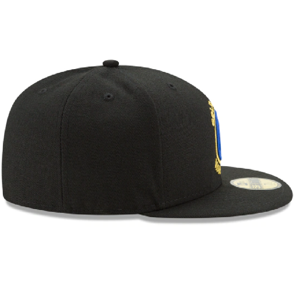 Golden State Warriors New Era Otc Fitted Hat-Black product image 6, provided for visual reference and product detail review