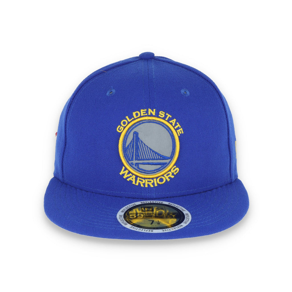 Golden State Warriors Reflective Basic 59Fifty Hat-Royal Blue product image 2, provided for visual reference and product