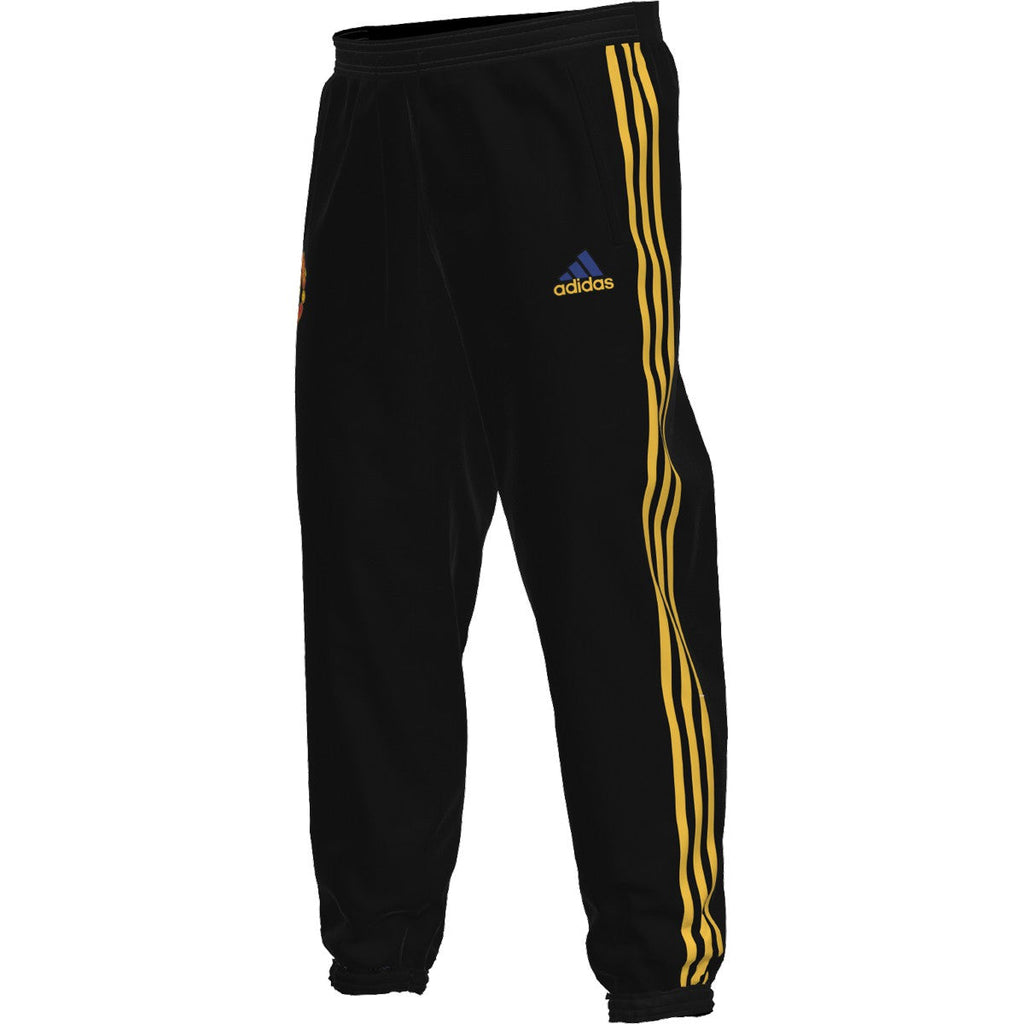 Adidas Manchester United Icon Woven Pants-Black product image 1, provided for visual reference and product detail review