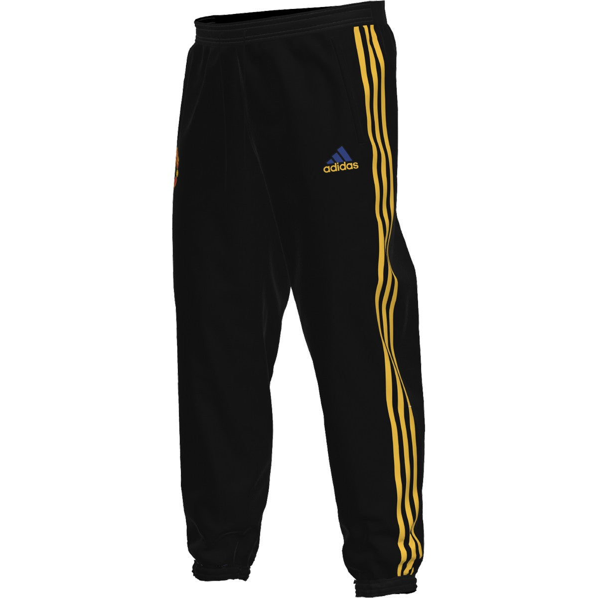 Adidas Manchester United Icon Woven Pants-Black product image 1, provided for visual reference and product detail review
