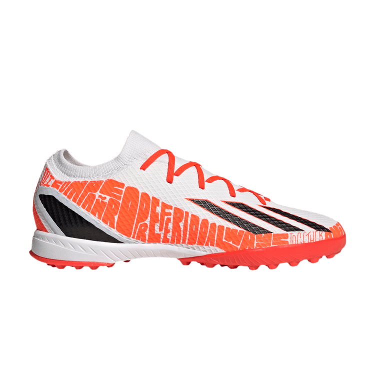 Adidas JR X Speedportal Messi.3 TF-White Solar Red product image 1, provided for visual reference and product detail review