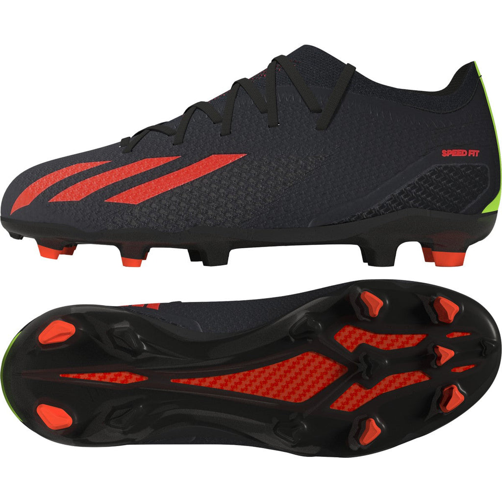 Adidas Jr X Speedportal.1 Fg-Core Black/Solar Red/Solar Green product image 2, provided for visual reference and product