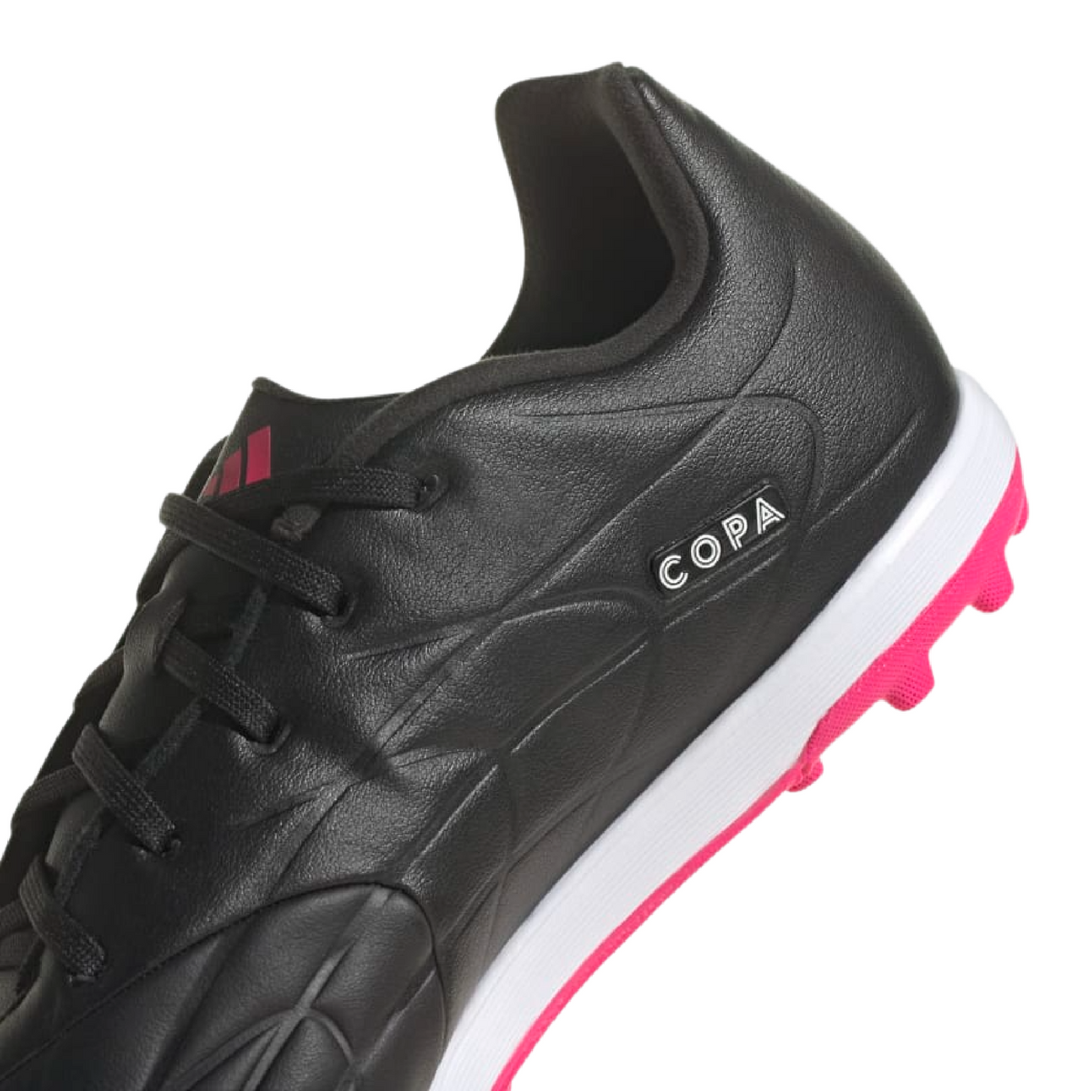 ADIDAS COPA PURE.3 TF-Core Black / Zero Metalic / Team Shock Pink 2 product image 3, provided for visual reference and