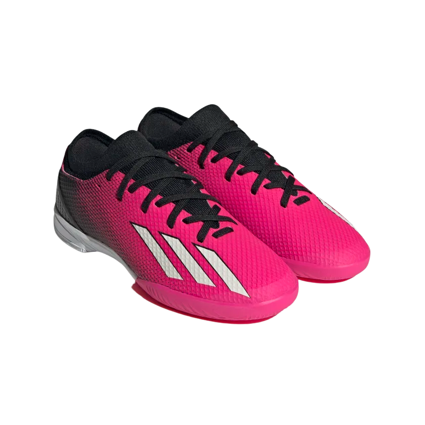 ADIDAS JR X SPEEDPORTAL.3 IC SHOES-Team Shock Pink 2 / Zero Metalic / Core Black product image 3, provided for visual