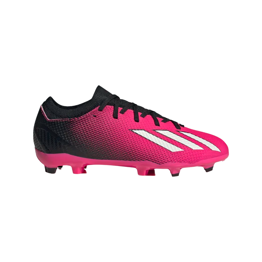 ADIDAS JR X SPEEDPORTAL .3 FG-Team Shock Pink 2 / Zero Metalic / Core Black product image 1, provided for visual reference