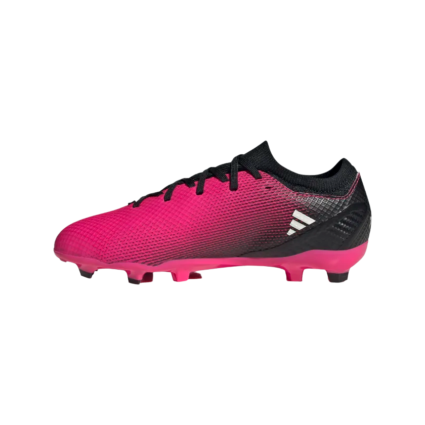 ADIDAS JR X SPEEDPORTAL .3 FG-Team Shock Pink 2 / Zero Metalic / Core Black product image 2, provided for visual reference