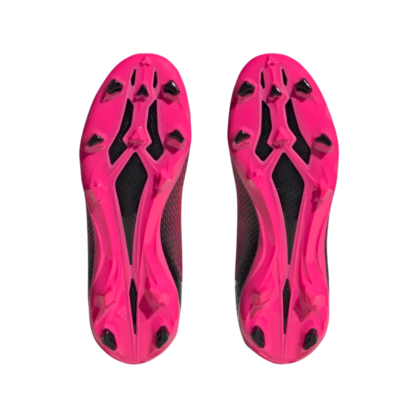 ADIDAS JR X SPEEDPORTAL .3 FG-Team Shock Pink 2 / Zero Metalic / Core Black product image 4, provided for visual reference