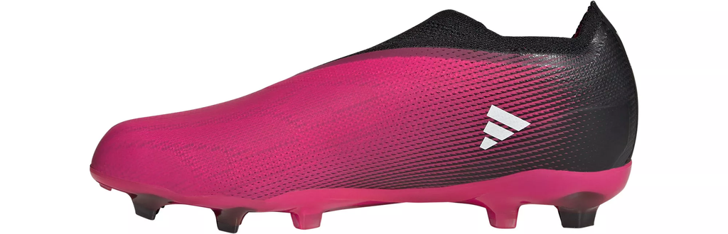 Adidas Kids' JR Speedportal+ FG-Pink/White/Black product image 2, provided for visual reference and product detail review