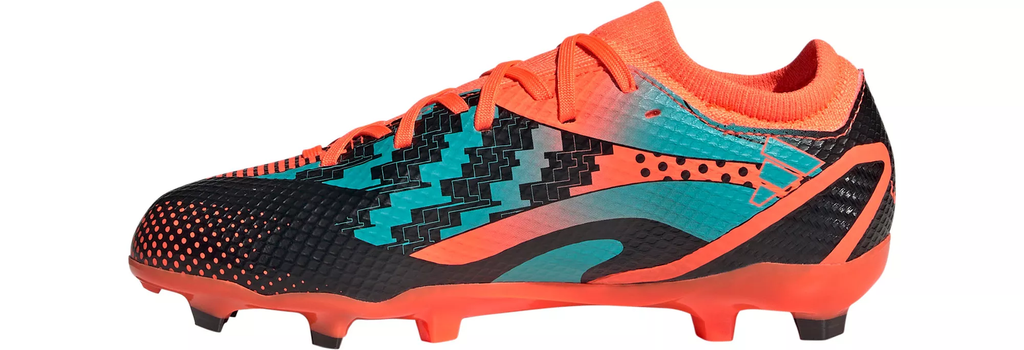 Adidas JR X Speedportal Messi.3 FG-Orange/Mint/Black product image 2, provided for visual reference and product detail review