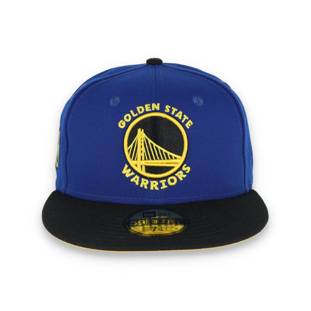 New Era Golden State Warriors 59Fifty Hat-Royal/Black product image 2, provided for visual reference and product detail