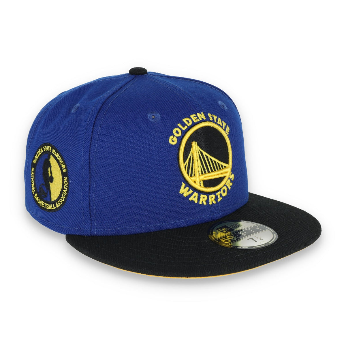 New Era Golden State Warriors 59Fifty Hat-Royal/Black product image 1, provided for visual reference and product detail