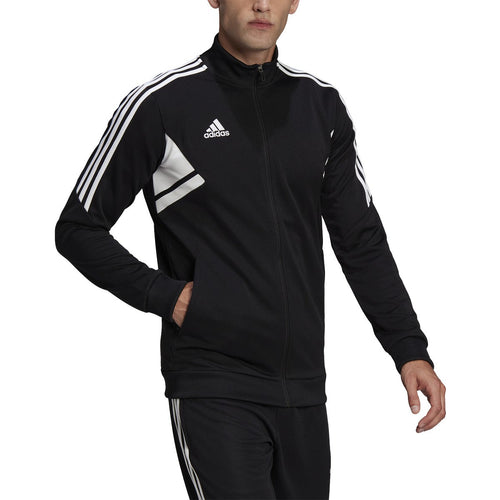 Adidas Condivo 22 Track Jacket-Black/White product image 2, provided for visual reference and product detail review