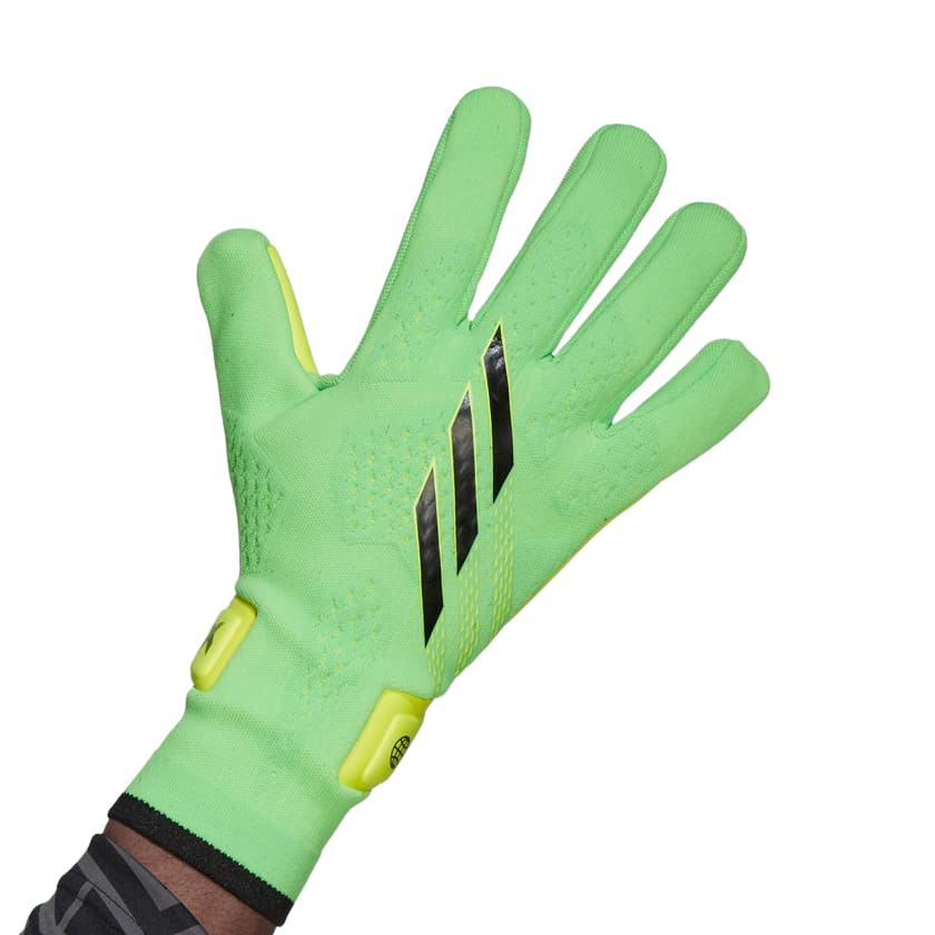 ADIDAS X SPEEDPORTAL PRO GK GLOVES -Solar Green / Black / Solar Yellow product image 1, provided for visual reference and