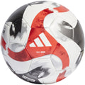 Adidas Tiro Pro Soccer Ball-White / Black / Iron Metallic / Power Red product image 1, provided for visual reference and