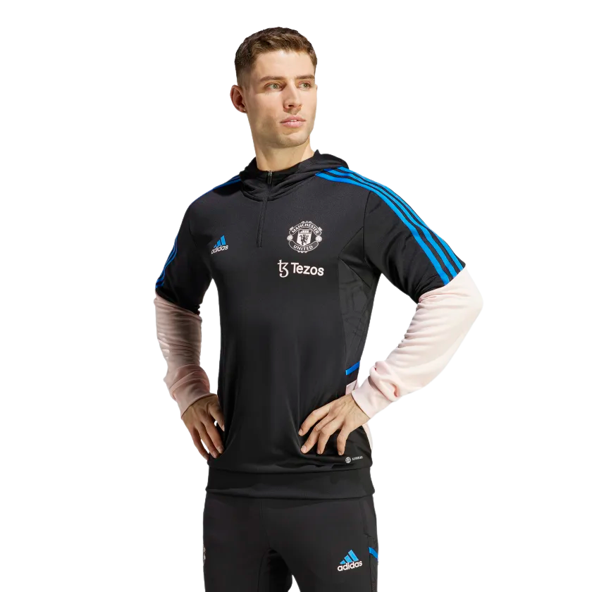 Adidas Manchester United Condivo 22 Hoodie product image 3, provided for visual reference and product detail review