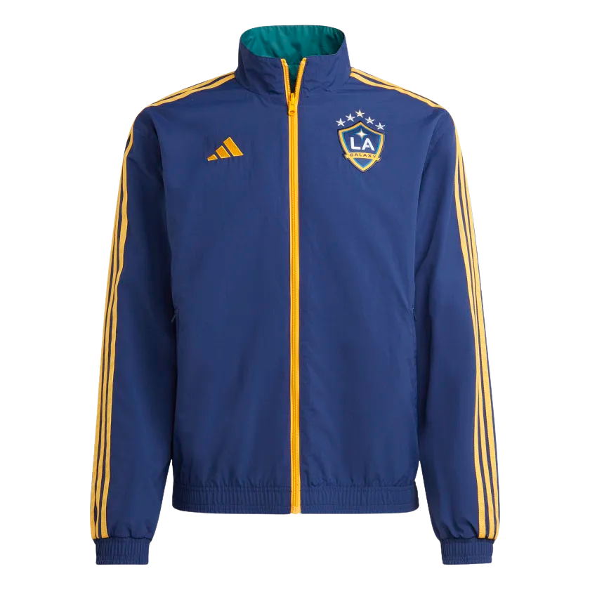 Adidas La Galaxy Reversible Anthem Jacket product image 1, provided for visual reference and product detail review