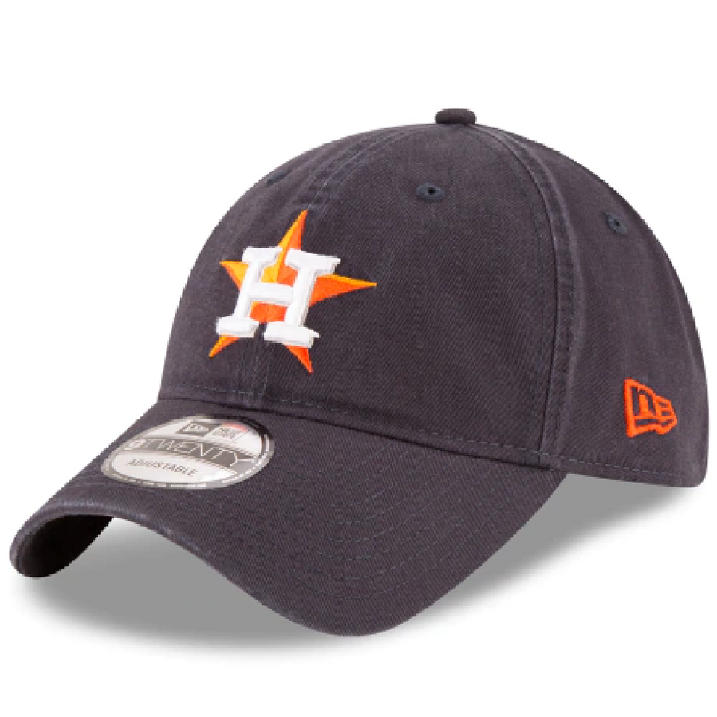 Houston Astros New Era Core Classic 9TWENTY Adjustable Hat-Navy product image 1, provided for visual reference and product
