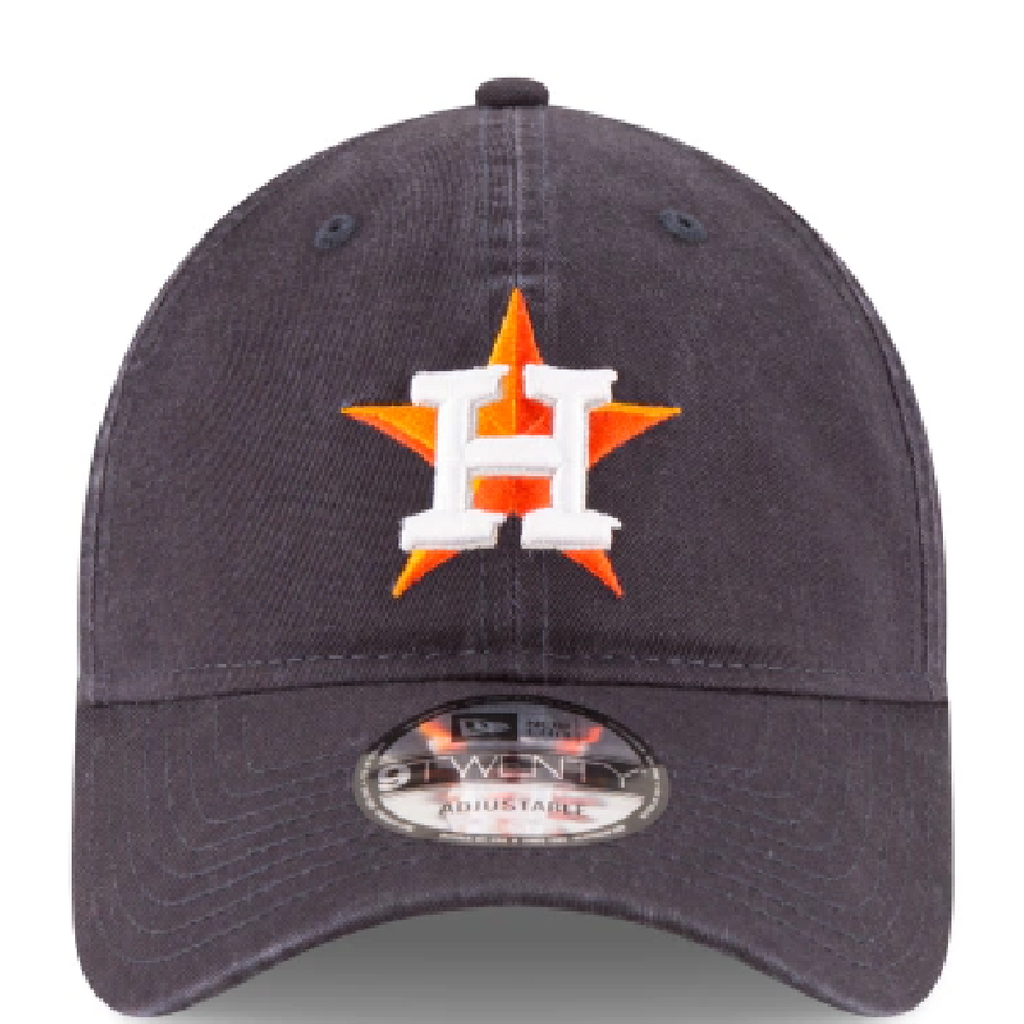 Houston Astros New Era Core Classic 9TWENTY Adjustable Hat-Navy product image 2, provided for visual reference and product