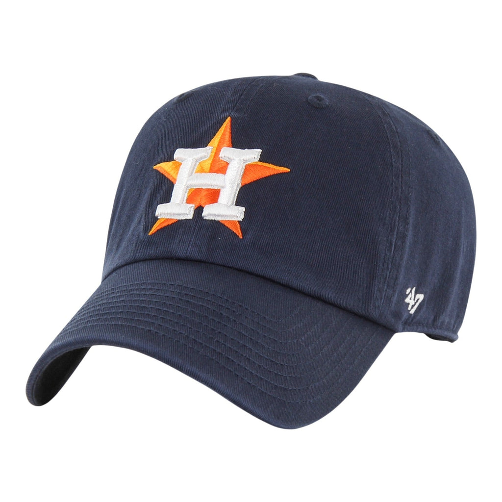 Houston Astros '47 Clean Up Navy Adjustable Hat product image 1, provided for visual reference and product detail review