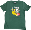 New Era Oakland Athletic City Cluster T-Shirt - Green product image 1, provided for visual reference and product detail