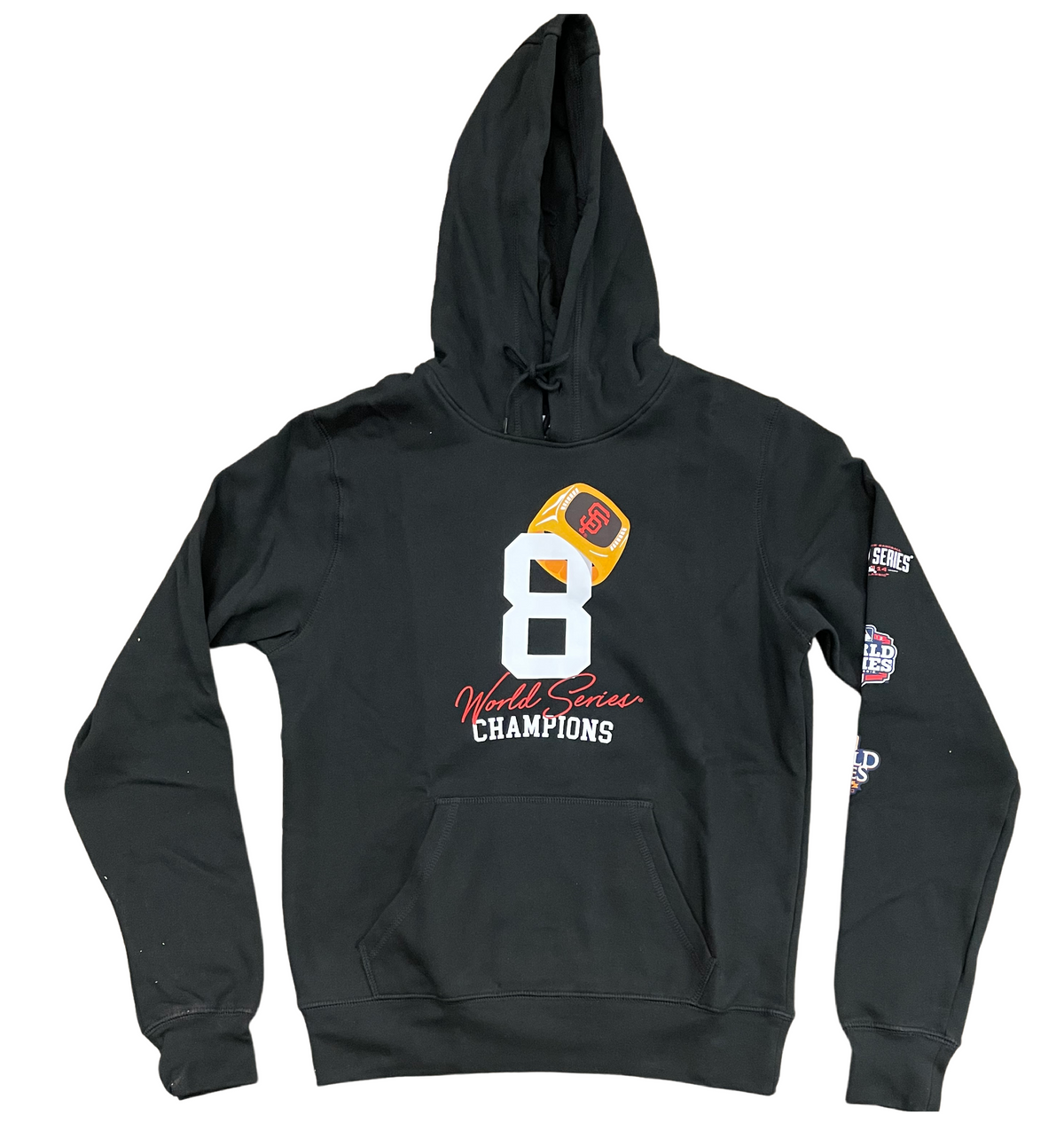 San Francisco Giants New Era Local Count The Rings Pullover Hoodie-Black for Men product image 1, provided for visual