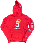 Cincinnati Reds New Era Local Count The Rings Pullover Hoodie-Red for Men product image 1, provided for visual reference and