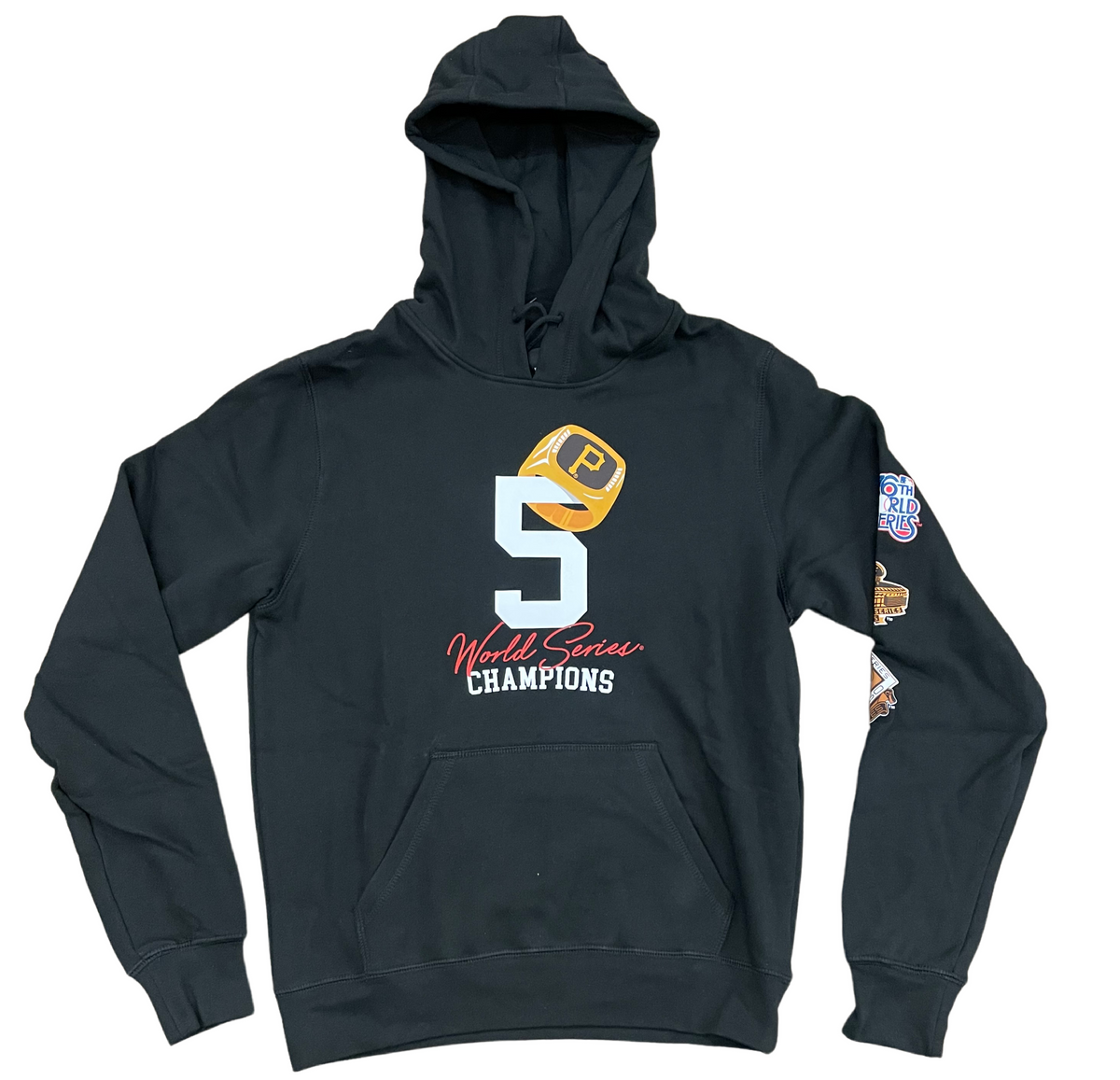 Pittsburgh Pirates New Era Local Count The Rings Pullover Hoodie-Black for Men product image 1, provided for visual