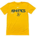 Nike Oakland Athletics The Town T-Shirt - Yellow product image 1, provided for visual reference and product detail review