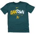 Nike Oakland Athletics Oak Town T-Shirt - Green product image 1, provided for visual reference and product detail review