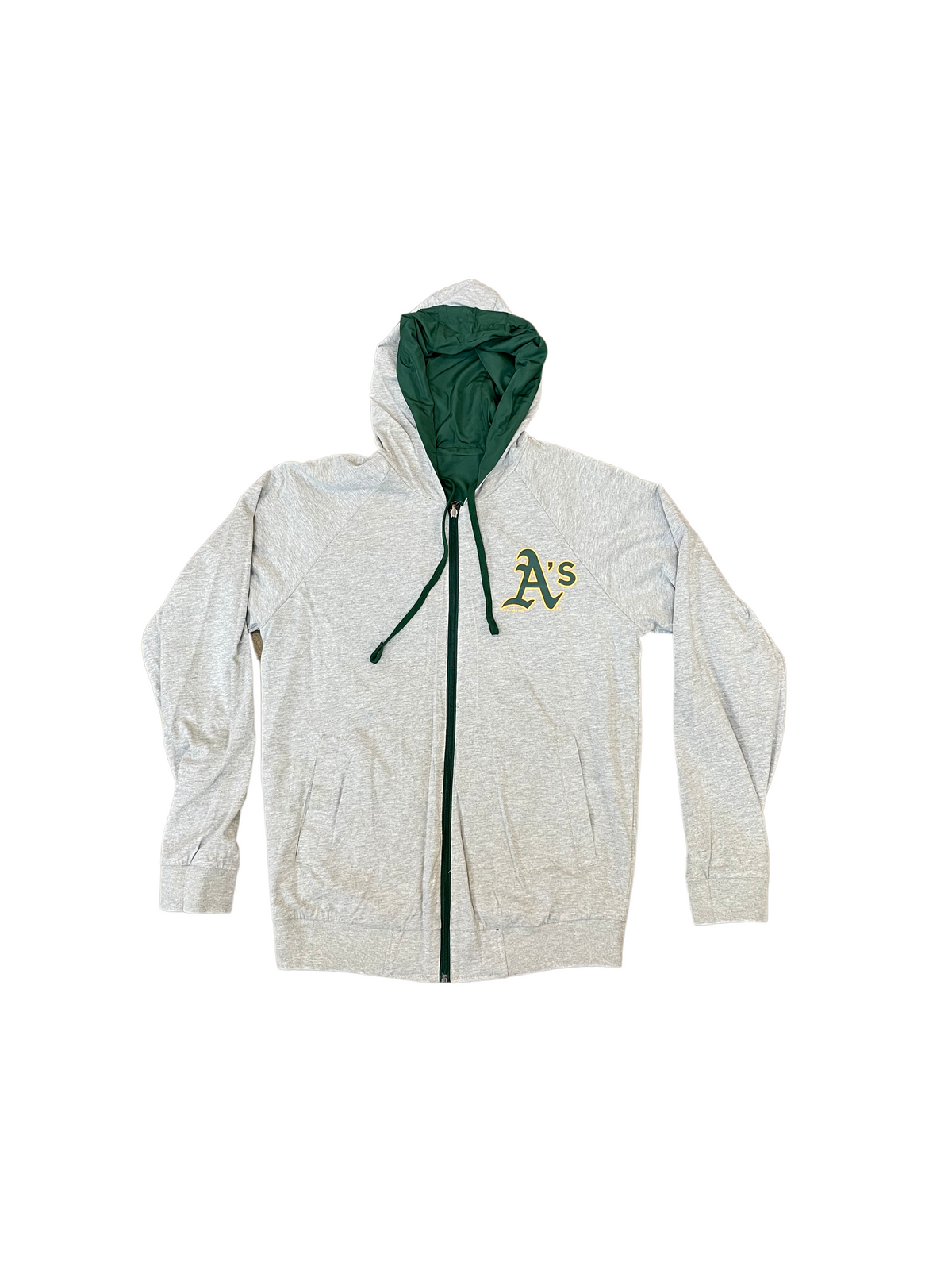 GIII Oakland Athletics Wild Pitch Full Zip Reversible Jacket product image 2, provided for visual reference and product